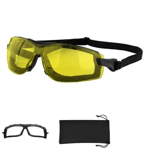 Guide - Frameless goggle that brings together safety, style, and comfort in a streamlined design. Removable foam padding and an anti-fog lens. ANSI Z87 rating - 100% UV Protection - Shatter Resistant Polycarbonate Lenses - CE Certified - Microfiber Pouch
