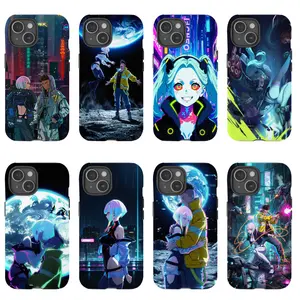 Cyberpunk Edgewalker Double-layer durable phone Cases For iPhone 17 16 15 14 13 12 Promax Pro Plus, hard shell protection ,Unique design,best Gift