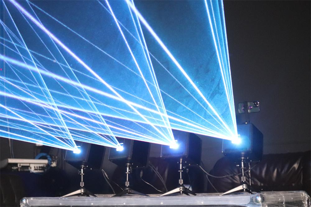 NewFeel Laser – 5W Rechargeable Real time text & logo Laser Light with DMX, ILDA & App Control