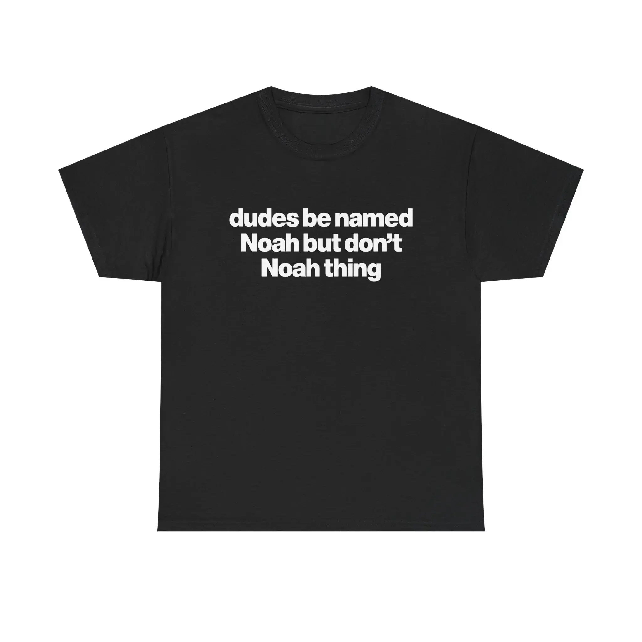 Dudes Be Named Noah But Don't Noah Thing - Funny Noah T Shirt, Unisex Tee