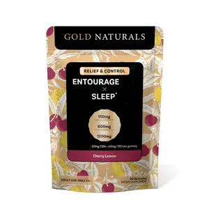 Entourage Nighttime Wellness Gummies – Citrus Lemon Flavor Sleep Routine Gummy | 10 Pack / 30 Pack