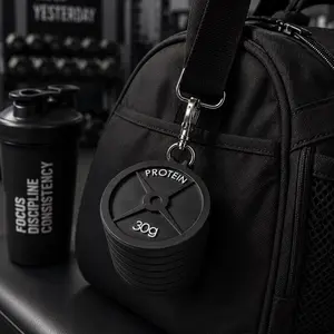 Protein Powder Keychain Container 30g | Portable Supplement Holder | Gym Essential