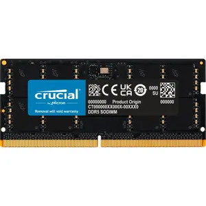 Micron  Crucial 16 GB DDR5-5600 SODIMM CL46 16Gbit Memory Card