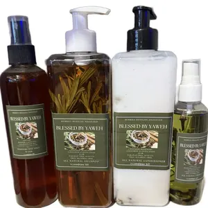 Blessed by Yahweh Hair Growth Products - Collection of Facial Cleansers, Shampoo & Conditioner in Various Fragrances