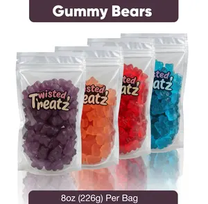 Fruity Gummy Bears Variety Pack 8oz (4pk) – Assorted Chewy Candy Bundle