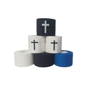 Sports wristband, 1 self-adhesive packaging tape, solid color outdoor sports accessories, wristband, men's gifts, football accessories, sports accessories, gym accessories