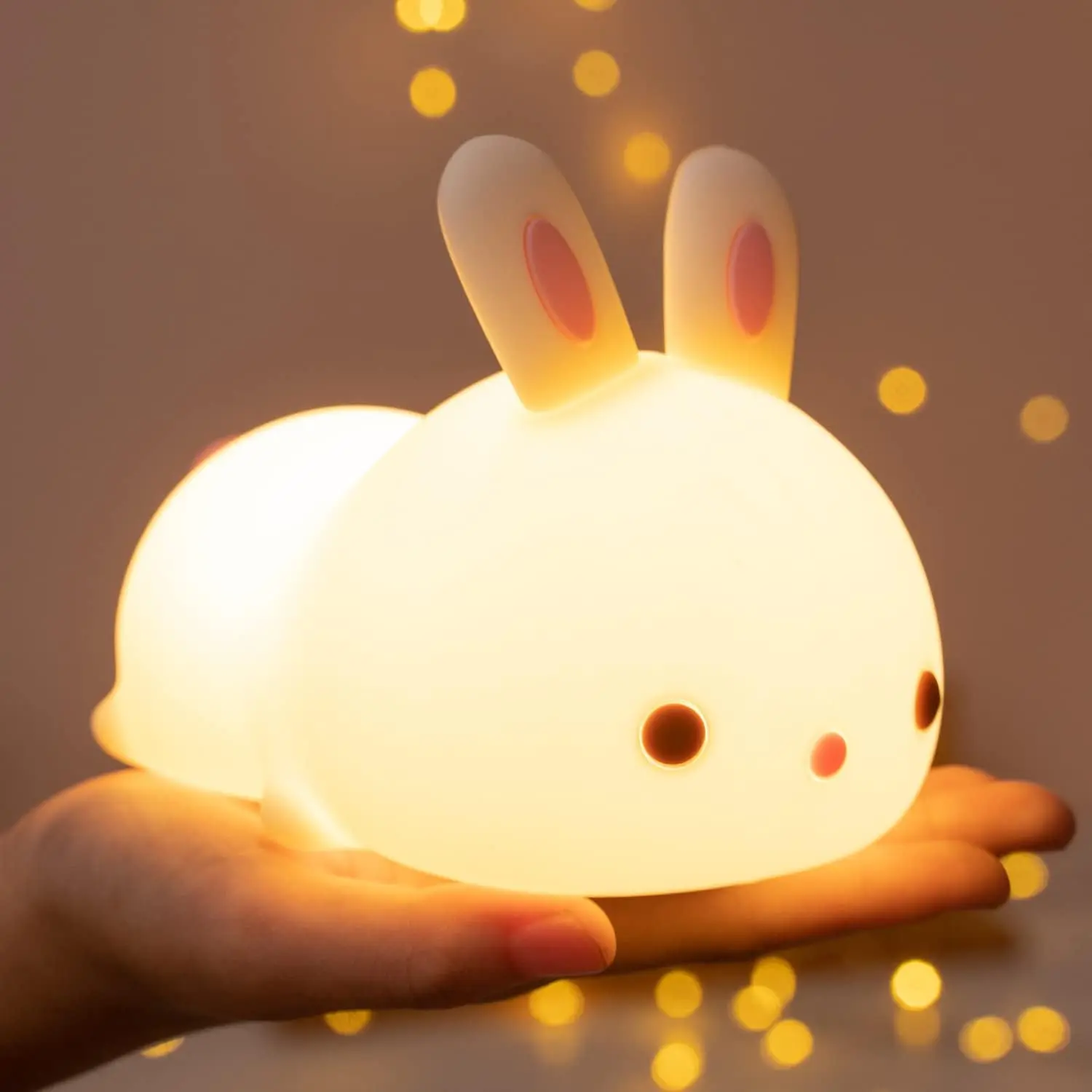 ZooNight Night Light for Kids Bunny Cute Lamp