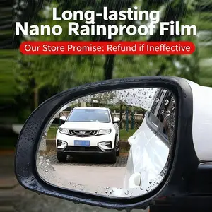 Car waterproof film, interior decoration supplies, rearview mirror rainproof film, backup mirror anti-fog, reflective mirror glass