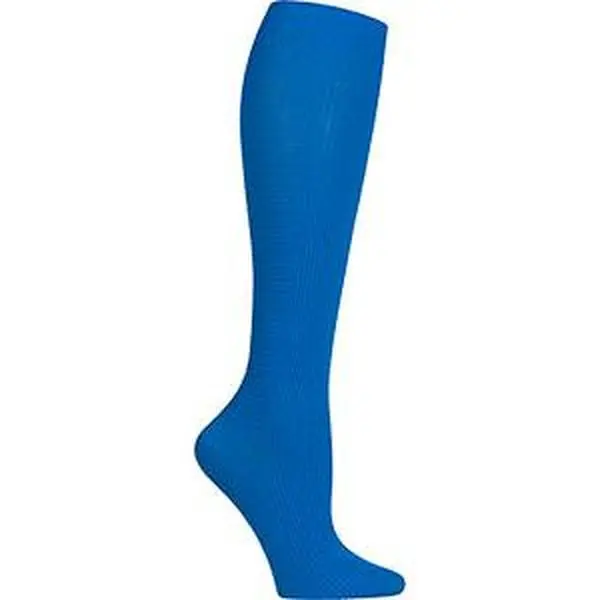 Cherokee Legwear Men & Women Royal Blue Medium Compression Support Knee High Socks