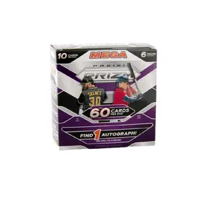 Panini Prism MBL Mega Box - 60 Cards with 1 Autograph Guaranteed - 10 Cards Per Pack - Baseball Trading Card Collection