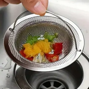Kitchen Sink Strainer, Stainless Steel Sink Drain Strainer, Food Catcher For Most Sink Drains, Kitchen Sink Basket Strainer, Steel Sink Filter, Valentine DAY, Valentines, Wedding, Birthday, Kitchen, Kitchen Accessories