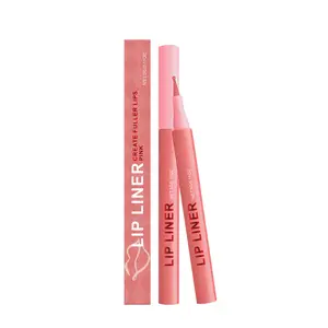 Waterproof Lip Liner Pencil 6 Colors, Smudge-Proof Long-Lasting Matte Finish, Smooth Texture for Natural Everyday Makeup