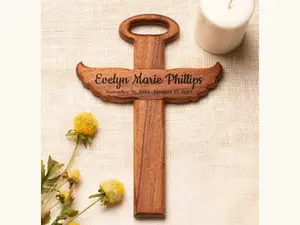 Angel Wing Memorial Cross - Small