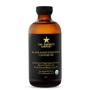 The Goodbye Company | Jamaican Black and Gold Castor Oil Blend 4.25oz - 16.9oz, Premium Hydrating Moisturizer for Hair, Skin & Body – Nourishing, Strengthening, Smoothing, Revitalizing, Multi-Purpose Care Oil