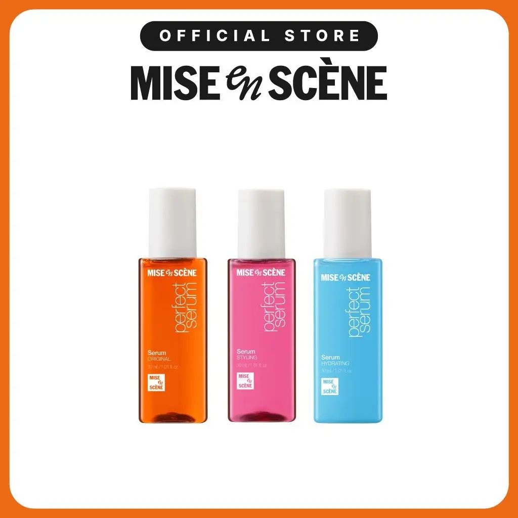 (Mini Size) Perfect Serum (30ml / 1.01 fl.oz) l Mise En Scène l Korea’s No.1 hair serum l Highly recommended for all type of hair l Heat Protection &  Damage Repair