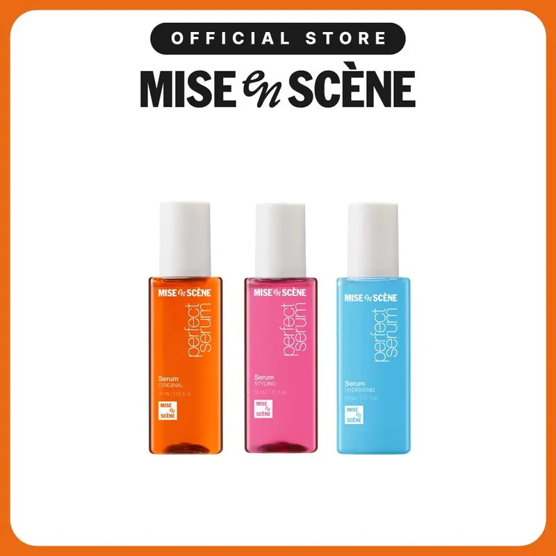 (Mini Size) Perfect Serum (30ml / 1.01 fl.oz) l Mise En Scène l Korea’s No.1 hair serum l Highly recommended for all type of hair l Heat Protection &  Damage Repair
