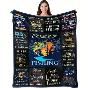 Fishing Gifts Blanket For Men, Flannel Blanket Fishing Gifts, Camping Blanket, Funny Fishing Gifts For Boys, Fishing Gifts For Women, Fishing Gifts, Best Gifts For Fishermen, Gifts For Men Who Love Fishing Blankets