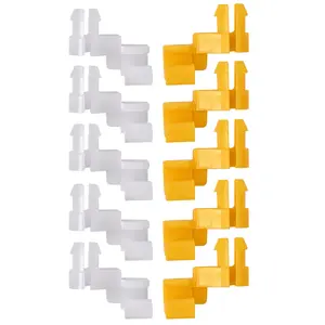 (5 Pair) Tailgate Handle Door Lock Rod Clips, Tailgate Handle Rod Clip Replacement Compatible with Toyota Tundra Camry Corolla Echo Highlander, Replace OEM: 69293-12030 69293-12040