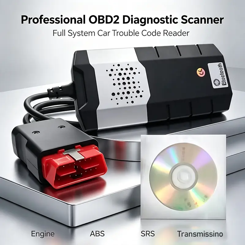 DS V9.1 2021.11 Dual Board Bluetooth VCI OBD2 Scanner, Car Scanner Diagnostic Tool for Volkswagen, AUDI Cars & Trucks