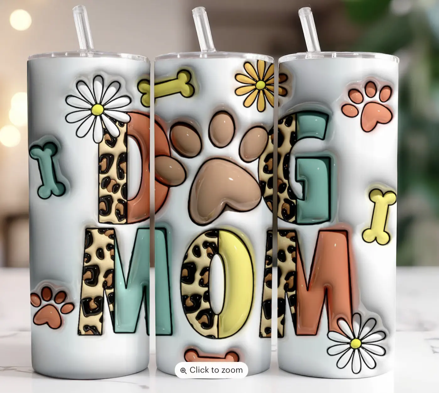 Dog mom tumbler Dog mom tumbler