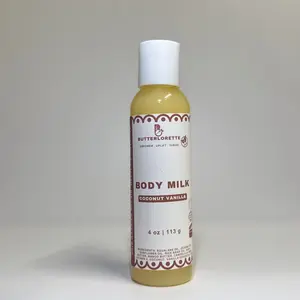 (NEW!) Body Milk - Body Liquid, waterless, supernfast-absorbing, silky, non greasy, deeply moisturizing, ultra-hydration 4oz