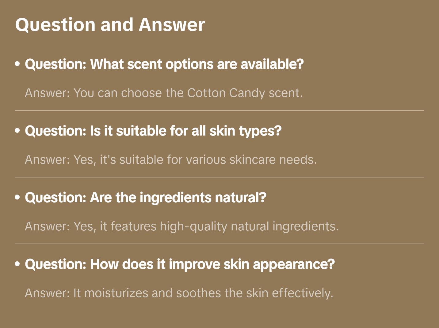 (Pick Scent) Body Butter