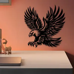 1pc Vintage Bird Metal Wall Art, Vintage Bird Statue Mural, Perfect for Living Room Wall, Bedroom Wall Decor, Christmas Decor, Ideal Gift for Vintage Collectors, Powder-Coated Metal