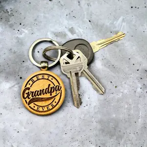 Grandpa Best Ever Keychain