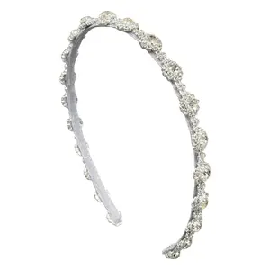 Rhinestones Flower Headband
