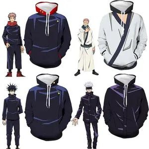 Anime Jujutsu Kaisen Yuji Itadori Men Women Hoodie Satoru Gojo Loose Sweatshirt fashion Spring and Autumn Warm Casual Streetwear