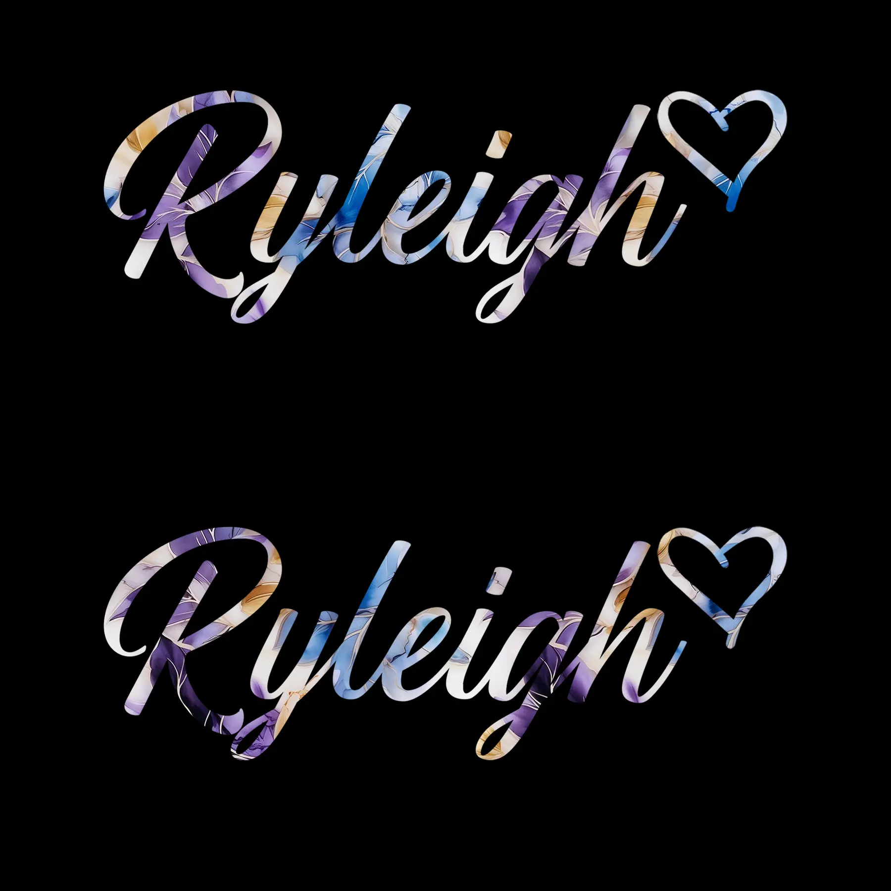 Cursive Name Decal - Personalized Name Decoration Glitter Sticker ...