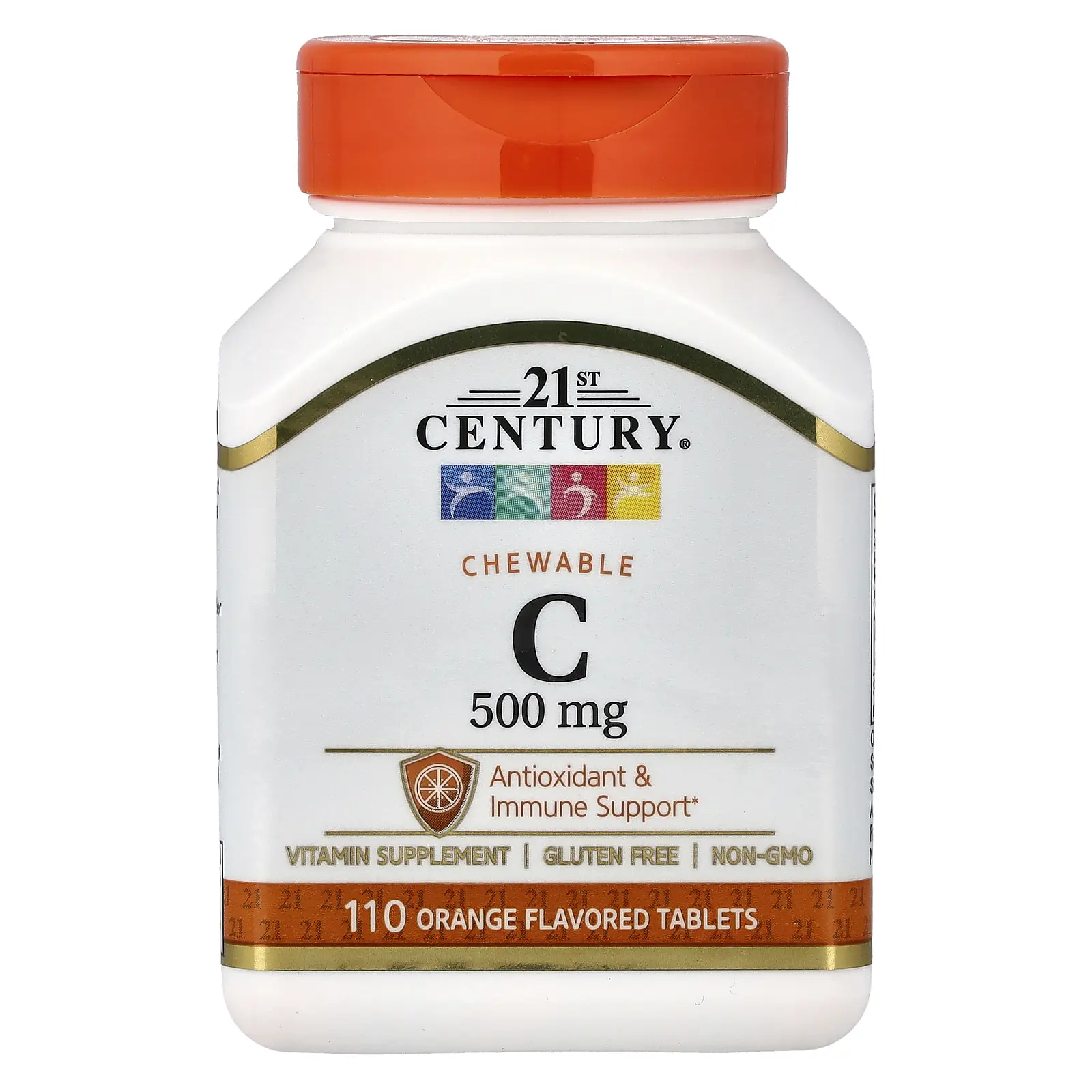 21st Century Chewable Vitamin C, Orange , 500 mg, 110 Tablets