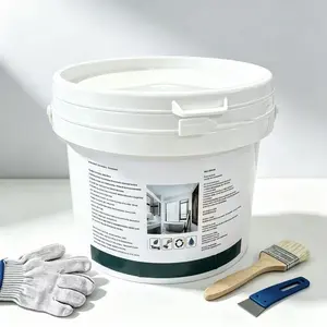 Transparent Waterproof Bond, Easy Operation, High Viscosity Anti-Leak Adhesive Coating, Anti-Mold Anti-Rust Invisible Repair Paint for Roof, Bathroom, Tile, Metal, Wood, Quick Clear Drying Leak Repair Bucket with DIY Tools, Liquid Metal Resistant