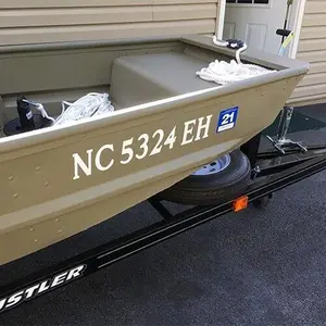 Custom Boat Registration Numbers Set 3" x 20" Marine Boat Vinyl Sticker Decals