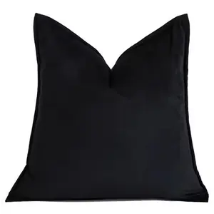 The Solids Collection - Black Velvet Pillow