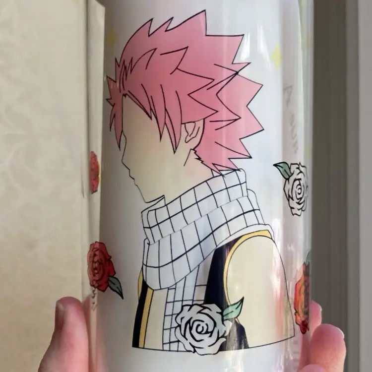 Natsu and Lucy cup(clear)