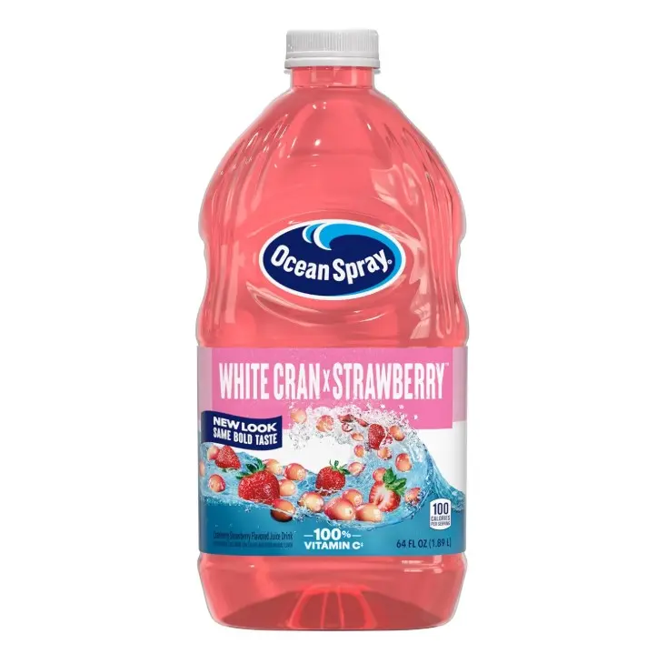 Ocean Spray White Cran-Strawberry Juice Drink, 64 Fl Oz Bottle (Pack of 1)