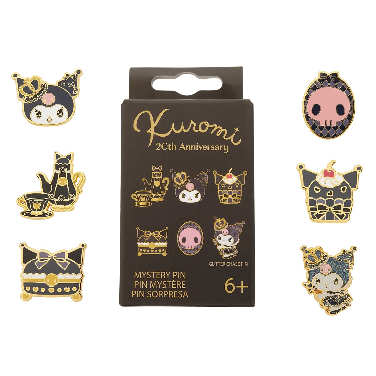 Kuromi 20th Anniversary Blind Box Pins