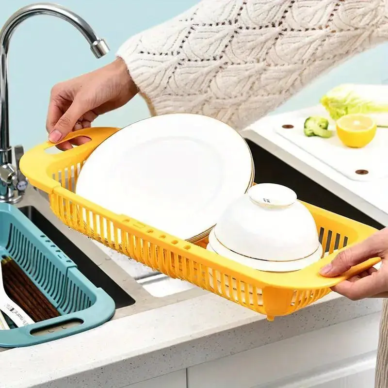 Retractable Adjustable Sink Basket