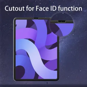 2-piece high-definition tablet film suitable for iPad mini series tempered glass screen protector, 9H hardness tempered glass, bubble free high-definition film, ultra-thin fit iPad Mini 4th/5th generation