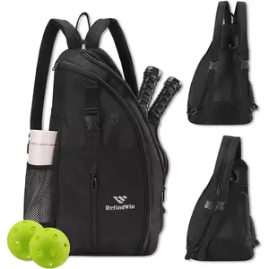 Pickleball Bag for Women Men Pickle Ball Backpack,Adjustable Sling Bag/Backpack for Tennis & Pickleball