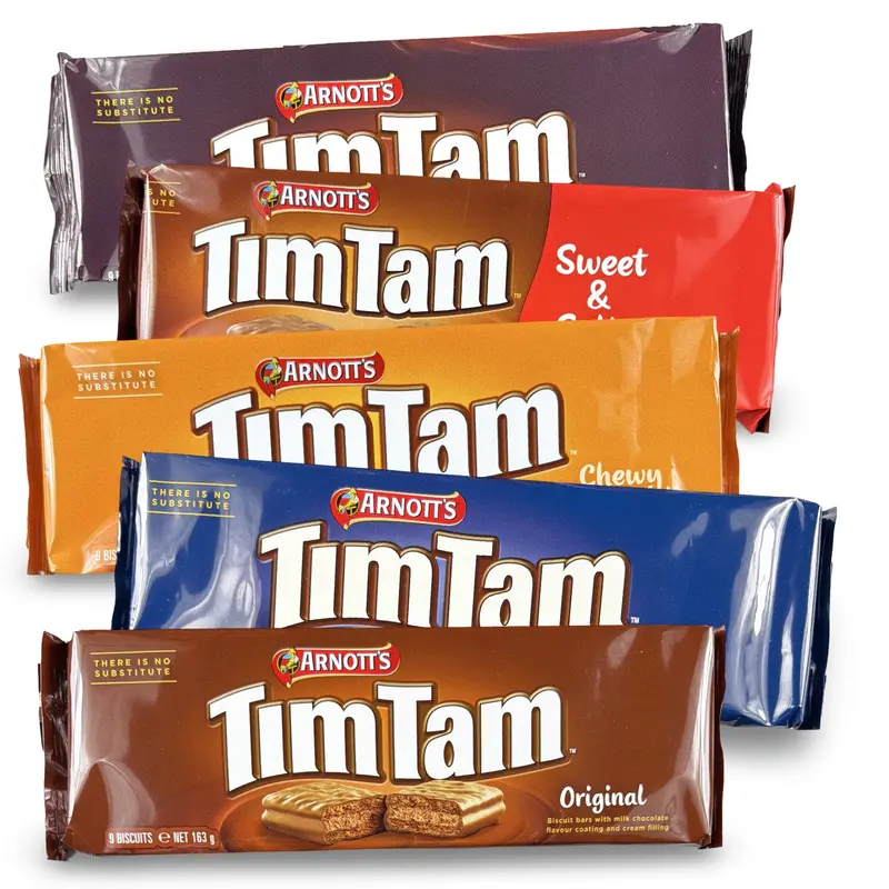 Arnott’s Tim Tam Chocolate Biscuit Bars – Australian Import | 165 g | Assorted Flavors