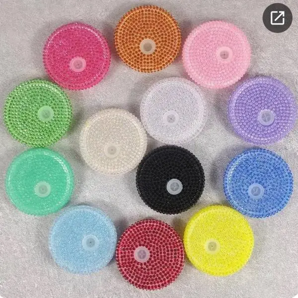 Rhinestone Lids - Assorted Colors for Decorative Use Rhinestone Lids - Assorted Colors for Decorative Use