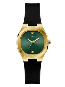GUESS Female Two-Tone Silicon Analog Watch