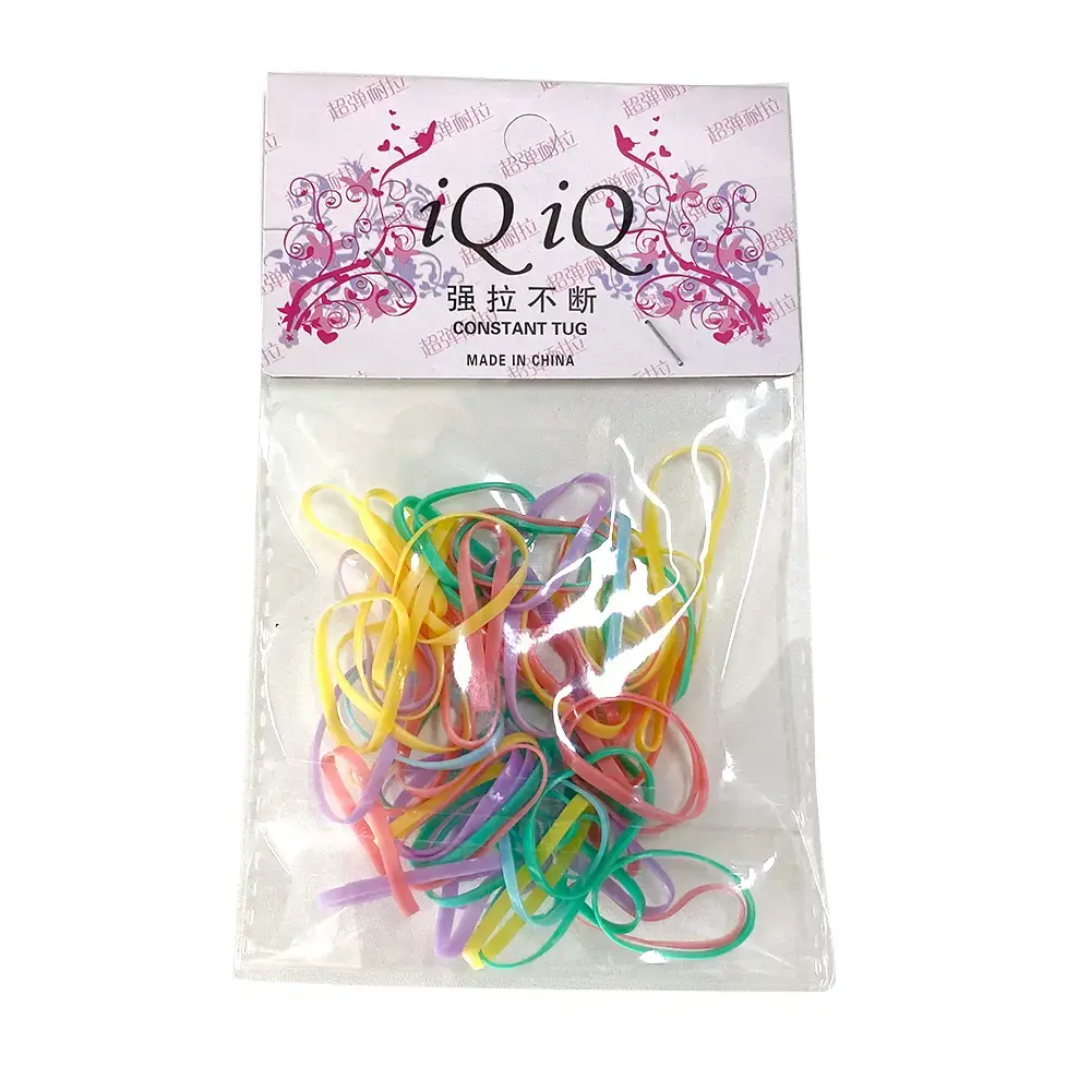 high quality Various color Elastic Rope Rubber Band Women Girls child Tie Hair Styling Tools Students School Supplies