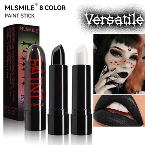8-Color Body Painting Lipstick, Halloween Painting Cream Party Event Cosplay Facial Makeup