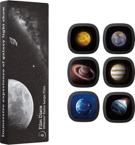 Galaxy Projector Disc  Ultra  Projector Slide, Compatible with  Galaxy Projectors and Model SKE-TKQ01 & BL-DQY02 Projectors  6 Disc Set (Solar System)