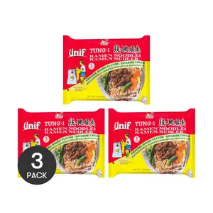 Unif Taiwanese Instant Noodles - Traditional Meat Sauce Flavor, 3 Pack, 85g Each