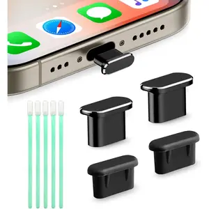 USB C Dust Plug, USB C Port Plug Cover Compatible with  17, Ari,17 Pro,17 Pro Max,  16/15 (Pro, Plus, Pro Max) Galaxy S24-S8, iPad & Type-C Devices  Port Protector Dust Cover