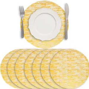 Tassel Table Mats Set, 12/24 Pieces, 33cm X 33cm, Reusable, Hand Wash Only, Perfect for Parties, Weddings, Birthdays, Home Decor, Hotel Restaurant